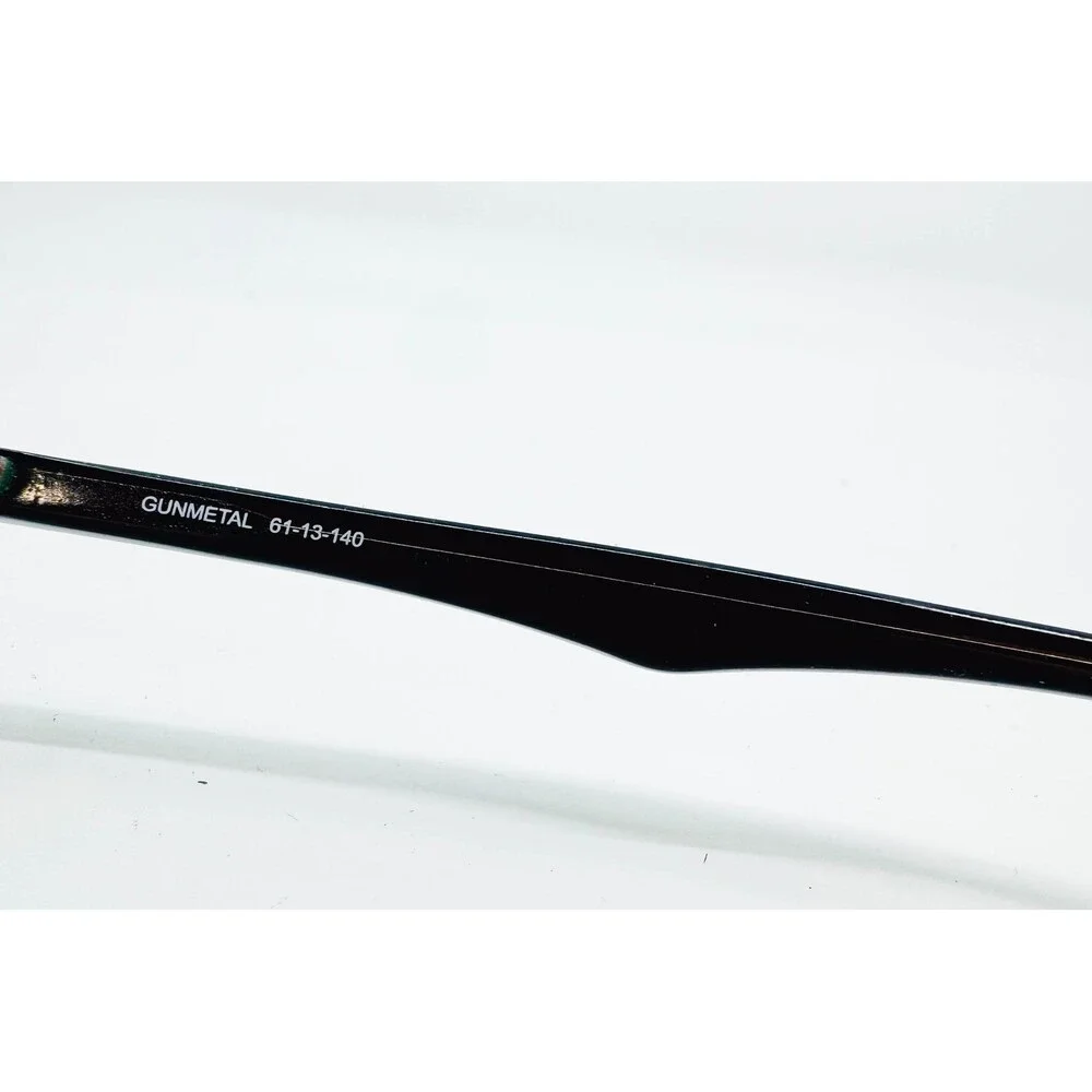 Kirkland Signature Eyeglass Frames Mens Gunmetal Aviator Missoula 61-13-140